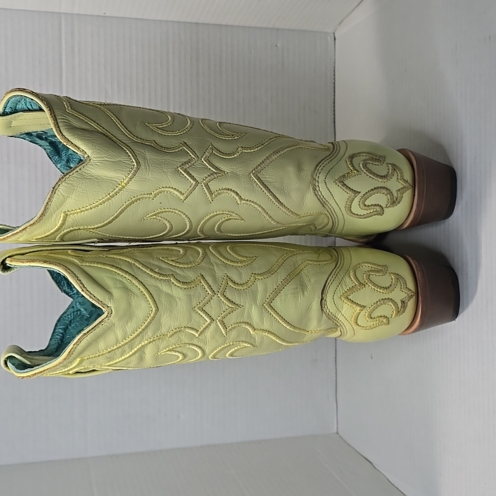 Corral Yellow Embroidery Western Cowboy Boots Z5118 - Picture 5 of 11